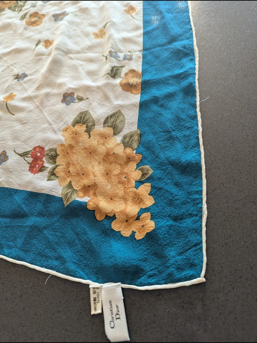 Dior Silk Scarf Vintage